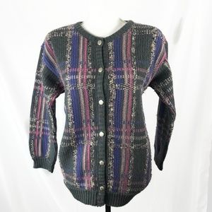 Country Sophisticates Pendleton Cardigan Sweater M